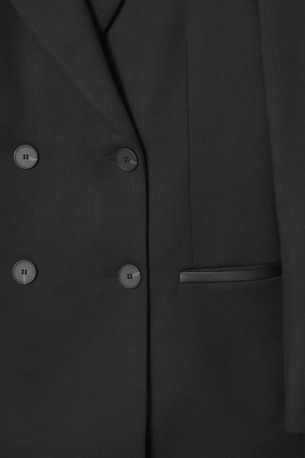 Best COS THE TAILORED PEAK-LAPEL BLAZER CARBON