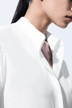 Outlet COS THE TAILORED WAIST SHIRT WHITE