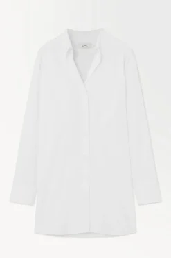 Outlet COS THE TAILORED WAIST SHIRT WHITE