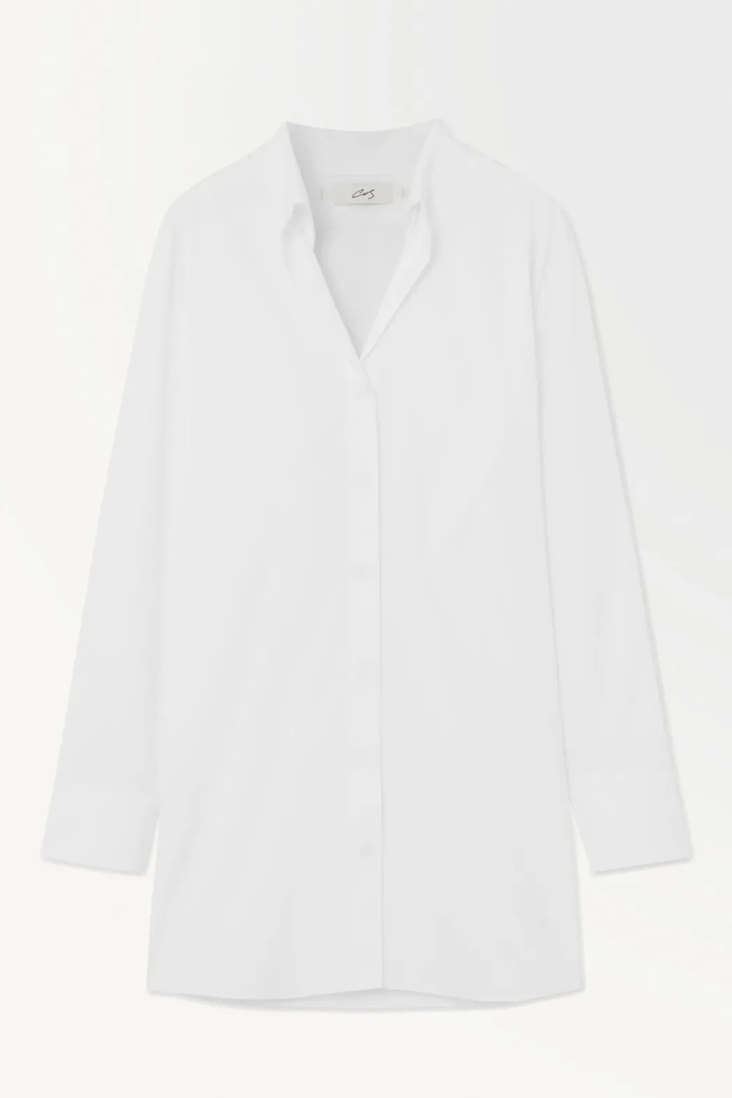 Outlet COS THE TAILORED WAIST SHIRT WHITE