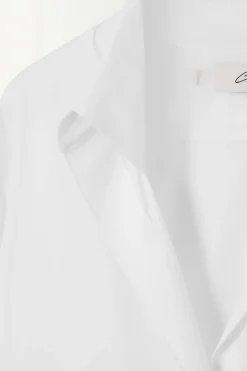 Outlet COS THE TAILORED WAIST SHIRT WHITE