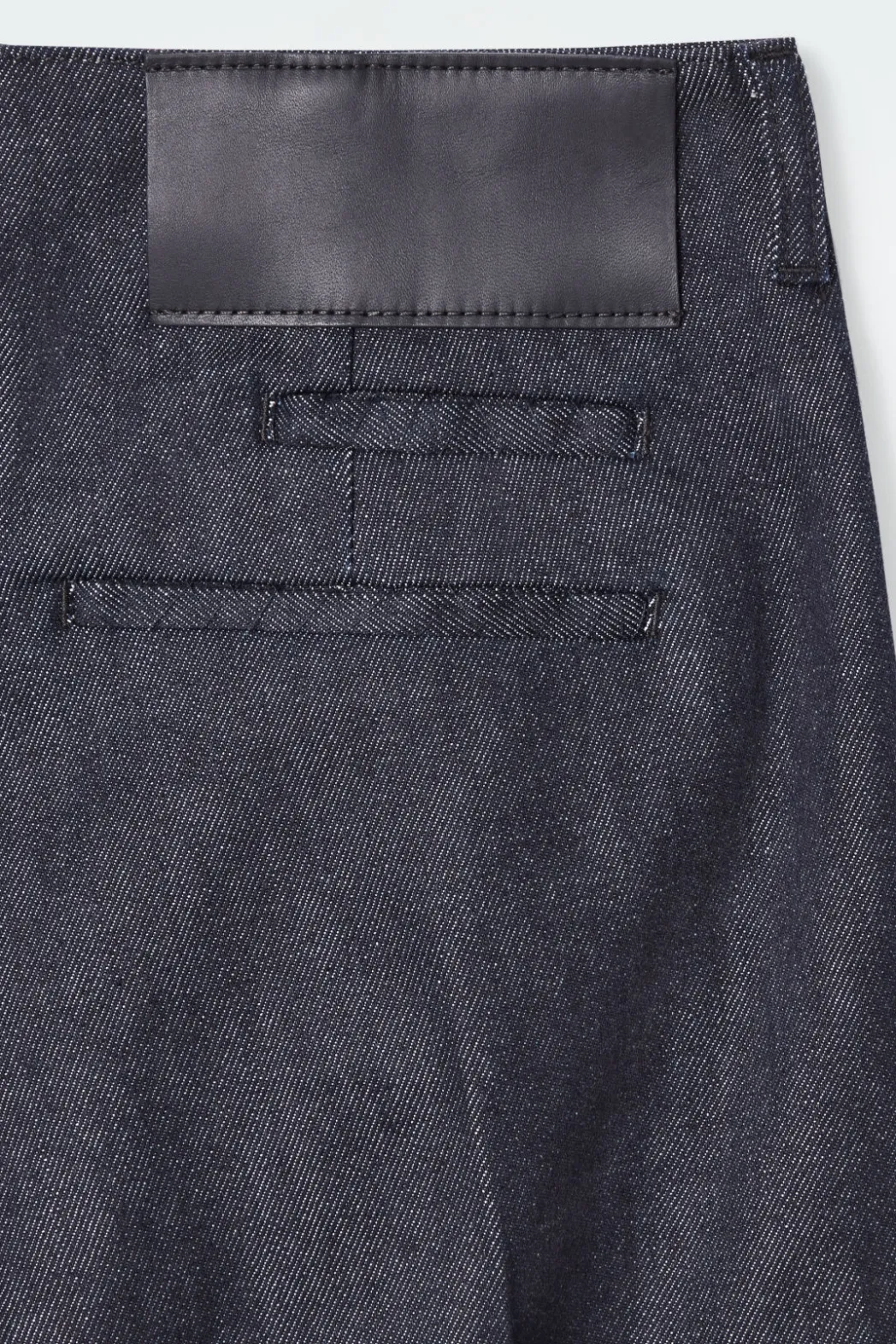 Outlet COS THE WIDE-LEG RAW DENIM JEANS INDIGO