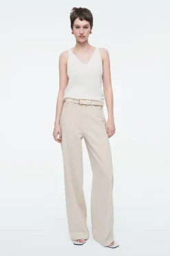Online COS TIDE WIDE-LEG JEANS ECRU