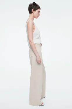 Online COS TIDE WIDE-LEG JEANS ECRU