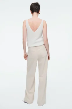 Online COS TIDE WIDE-LEG JEANS ECRU