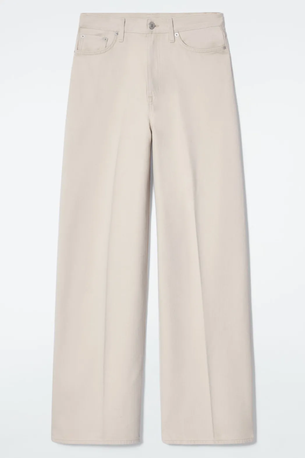 Online COS TIDE WIDE-LEG JEANS ECRU