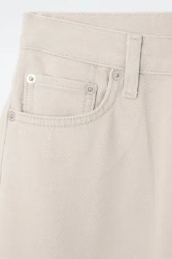 Online COS TIDE WIDE-LEG JEANS ECRU