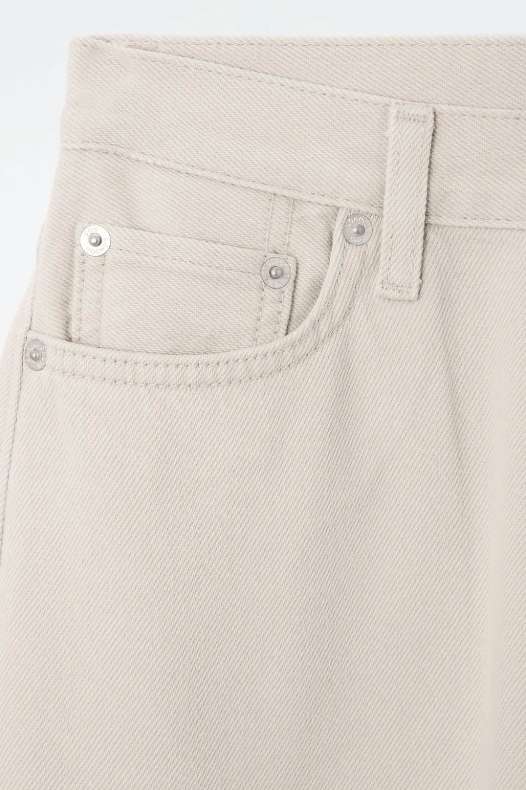 Online COS TIDE WIDE-LEG JEANS ECRU