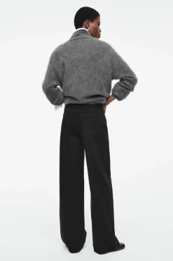 Hot COS TIDE WIDE-LEG JEANS BLACK