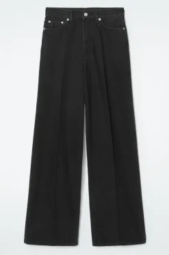 Hot COS TIDE WIDE-LEG JEANS BLACK