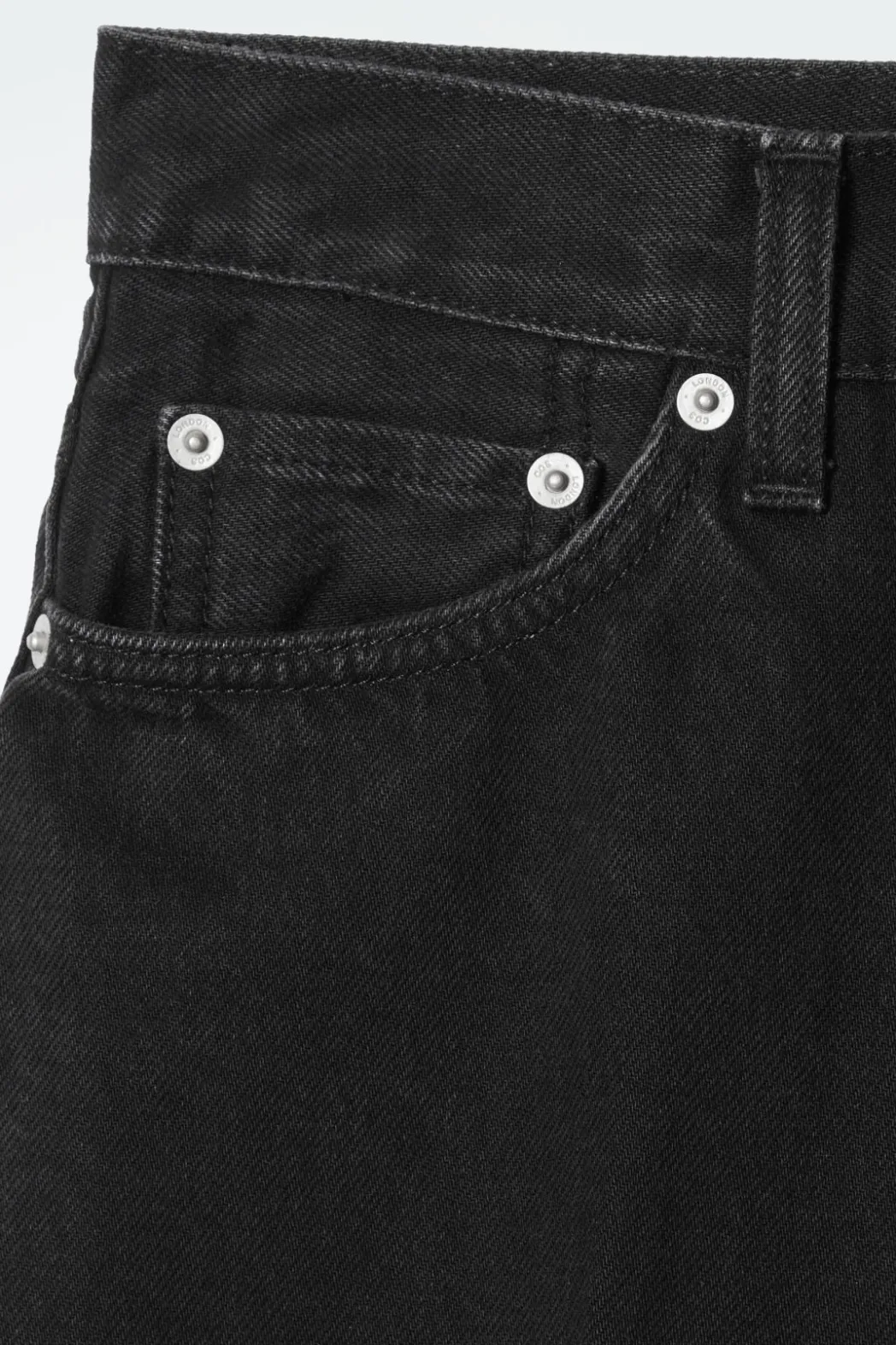 Hot COS TIDE WIDE-LEG JEANS BLACK