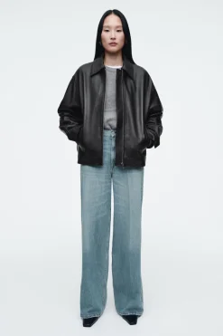 Outlet COS TIDE WIDE-LEG JEANS DUSTY BLUE