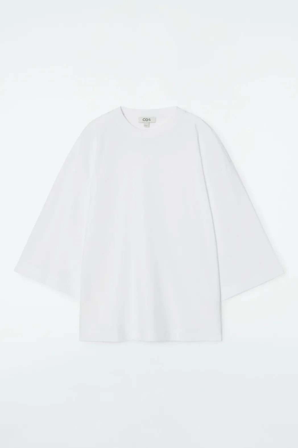 Outlet COS TRAPEZE RELAXED T-SHIRT WHITE
