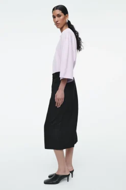 Outlet COS TRAPEZE RELAXED T-SHIRT LILAC