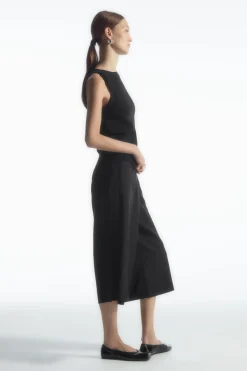 Best COS TUBULAR KNITTED TANK TOP BLACK