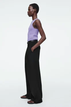 Sale COS TUBULAR KNITTED TANK TOP LILAC
