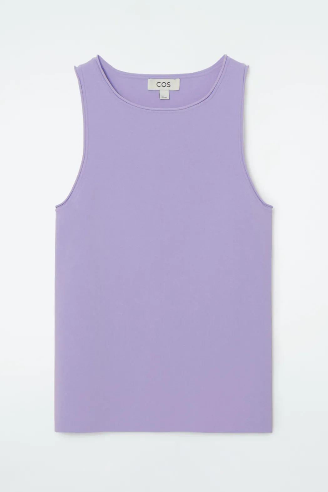 Sale COS TUBULAR KNITTED TANK TOP LILAC