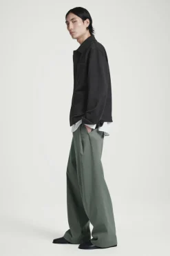 COS TWILL UTILITY JACKET BLACK