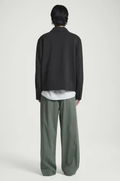 COS TWILL UTILITY JACKET BLACK