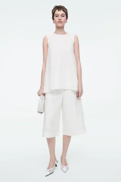 Best COS TWIST-BACK SLEEVELESS TOP WHITE