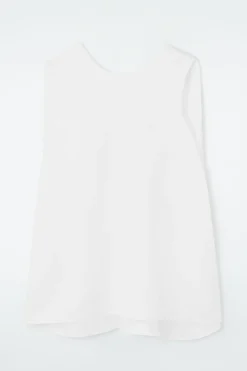 Best COS TWIST-BACK SLEEVELESS TOP WHITE