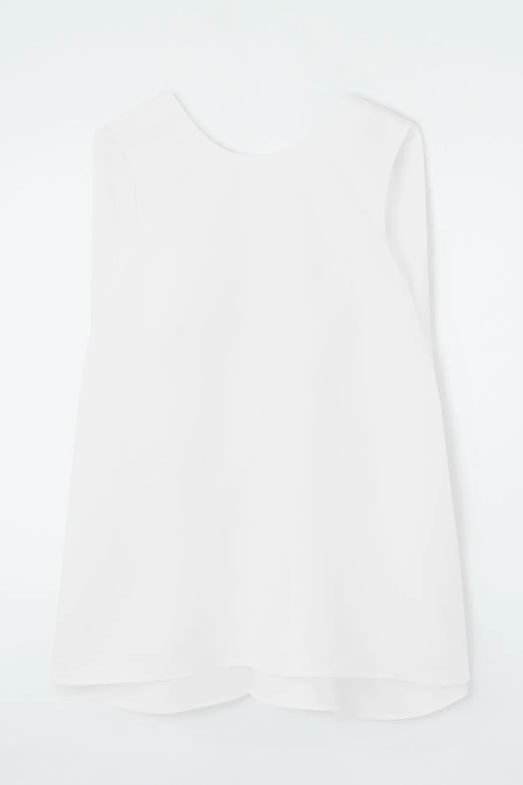 Best COS TWIST-BACK SLEEVELESS TOP WHITE