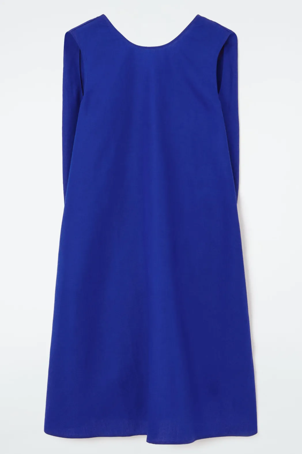 Discount COS TWIST-DETAIL MINI DRESS BRIGHT BLUE