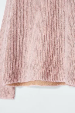 Best COS TWO-TONE MOHAIR TURTLENECK SWEATER APRICOT / CAMEL