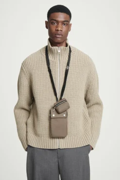 Best COS UTILITY PHONE POUCH - NYLON KHAKI