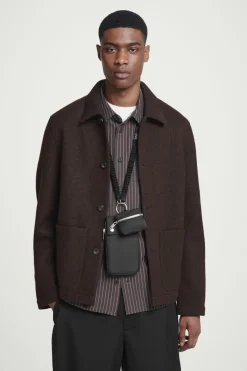 Outlet COS UTILITY PHONE POUCH - NYLON BLACK