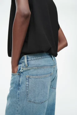 Outlet COS VOLUME WIDE-LEG JEANS DUSTY BLUE