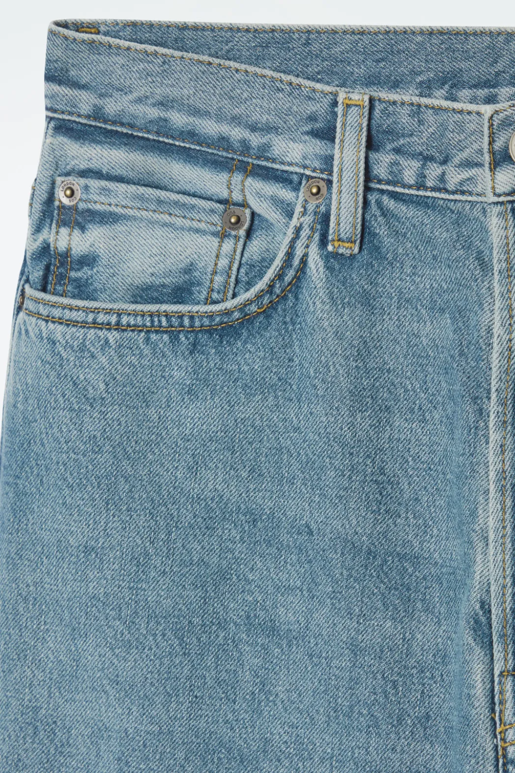 Outlet COS VOLUME WIDE-LEG JEANS DUSTY BLUE