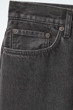 Discount COS VOLUME WIDE-LEG JEANS WASHED BLACK