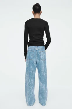 New COS VOLUME WIDE-LEG JEANS BLUE