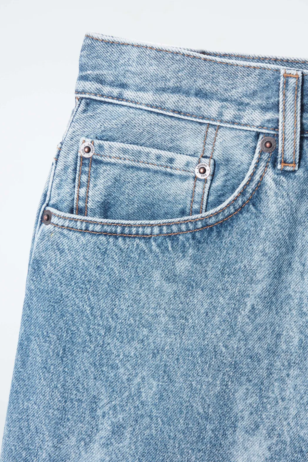 New COS VOLUME WIDE-LEG JEANS BLUE