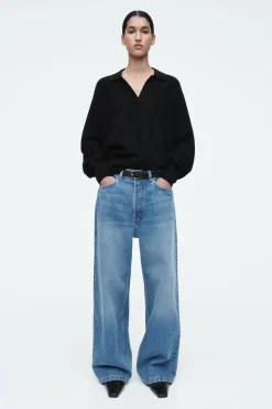 Best COS VOLUME WIDE-LEG JEANS TRUE BLUE
