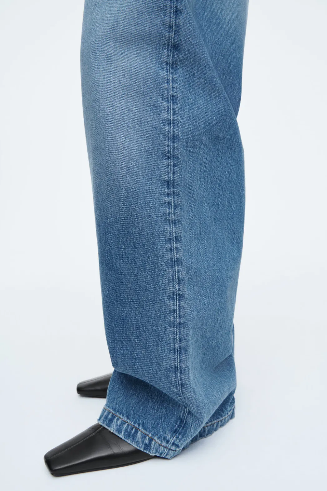 Best COS VOLUME WIDE-LEG JEANS TRUE BLUE
