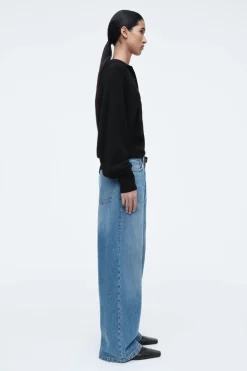 Best COS VOLUME WIDE-LEG JEANS TRUE BLUE
