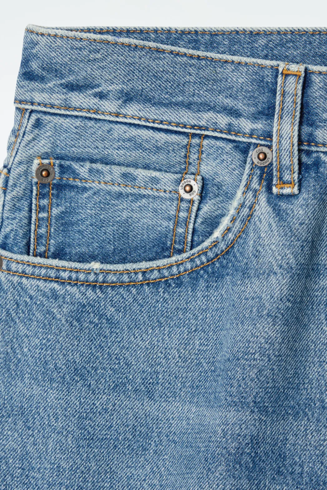 Best COS VOLUME WIDE-LEG JEANS TRUE BLUE