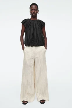 Clearance COS VOLUMINOUS PARACHUTE BLOUSE BLACK