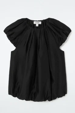 Clearance COS VOLUMINOUS PARACHUTE BLOUSE BLACK