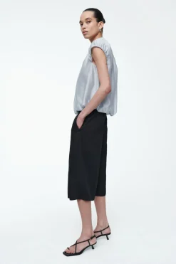 Sale COS VOLUMINOUS PARACHUTE BLOUSE LIGHT BLUE