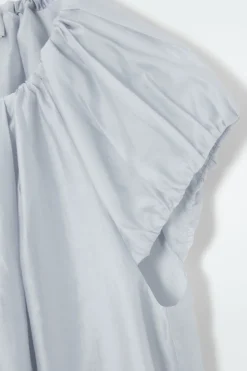 Sale COS VOLUMINOUS PARACHUTE BLOUSE LIGHT BLUE