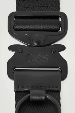 Discount COS WEBBING UTILITY KEYRING BLACK