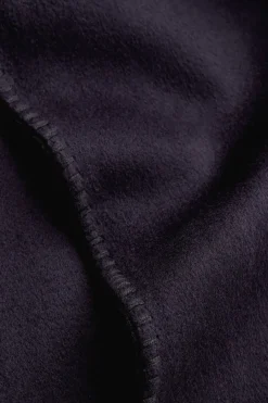 Discount COS WHIP-STITCHED DOUBLE-FACED WOOL SCARF NAVY