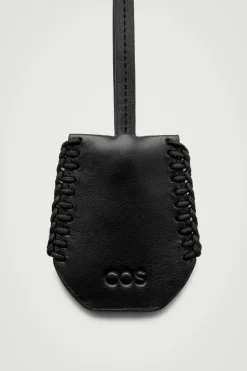 Outlet COS WHIP-STITCHED LEATHER LANYARD BLACK