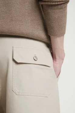New COS WIDE-LEG COTTON UTILITY PANTS MOLE
