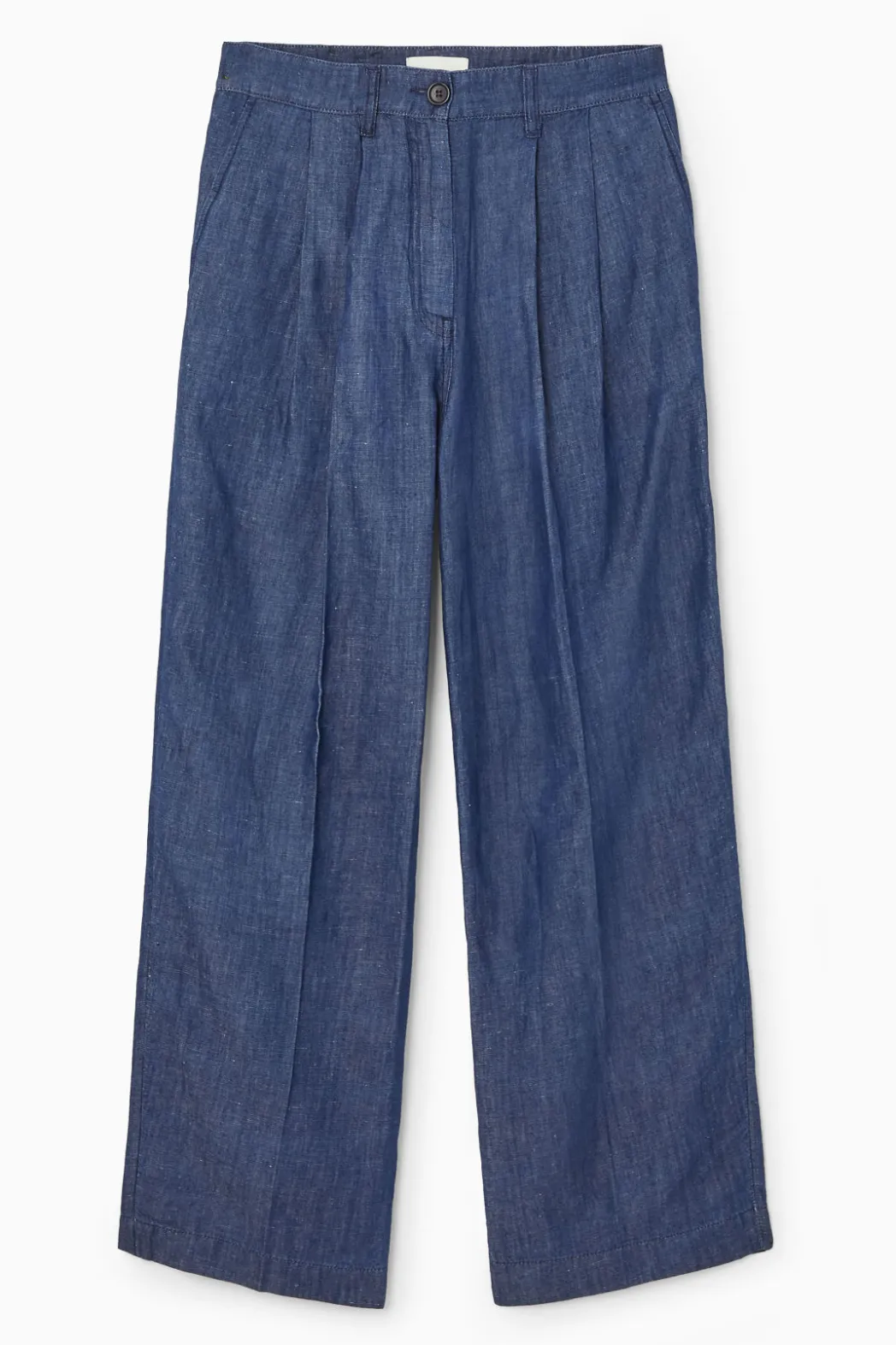 Hot COS WIDE-LEG TAILORED DENIM PANTS BLUE