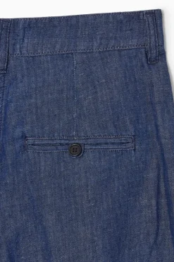 Hot COS WIDE-LEG TAILORED DENIM PANTS BLUE